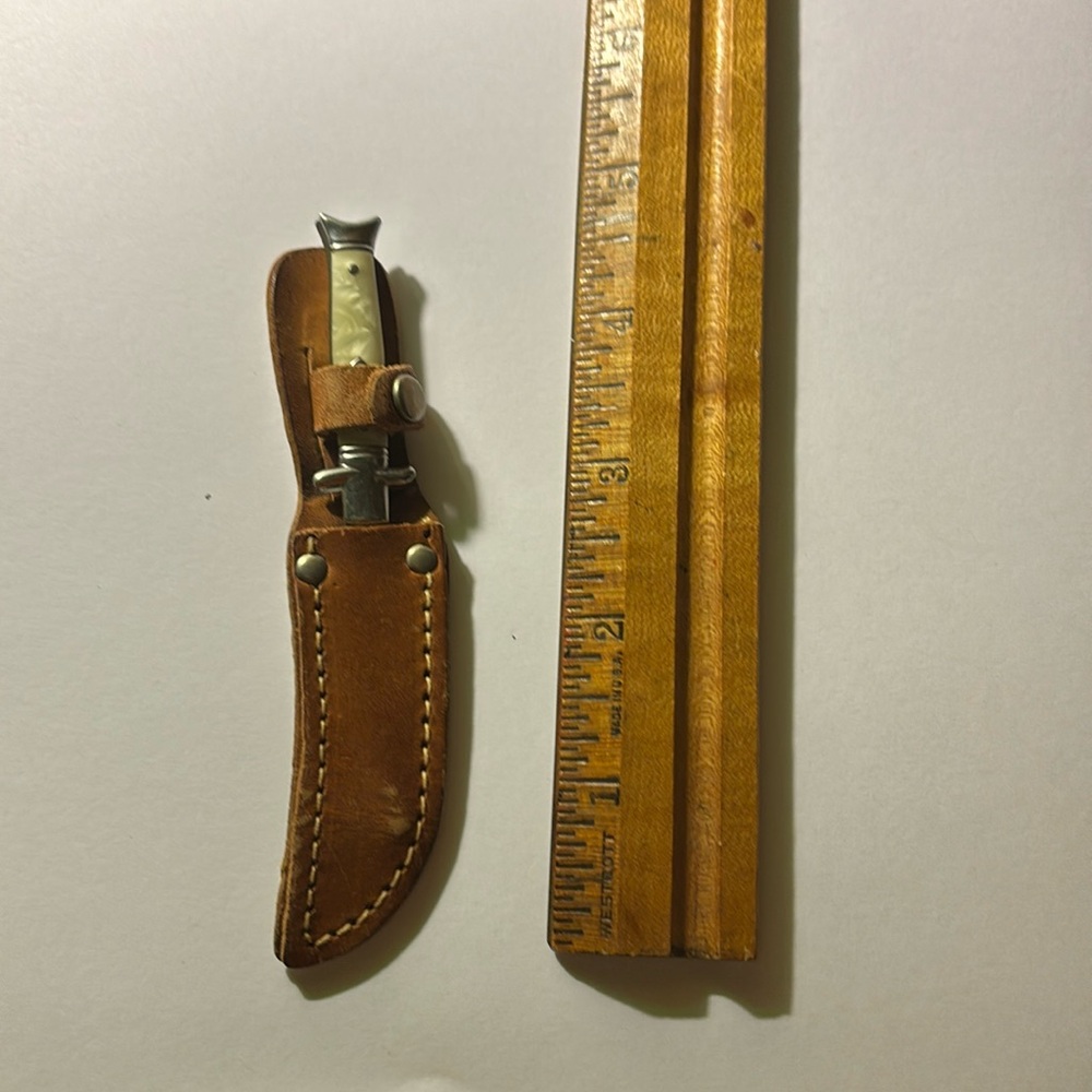 Vintage Miniature Fixed Knife in Holster